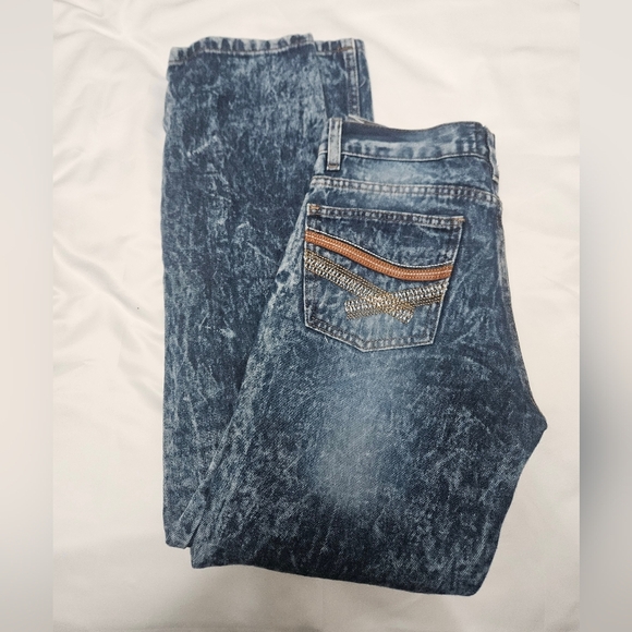 Buzz Cuts Boys Acid Wash Straight Leg Jeans! - Picture 1 of 5